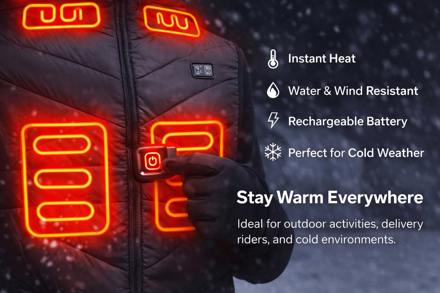 HeatRider Heated Thermal Vest