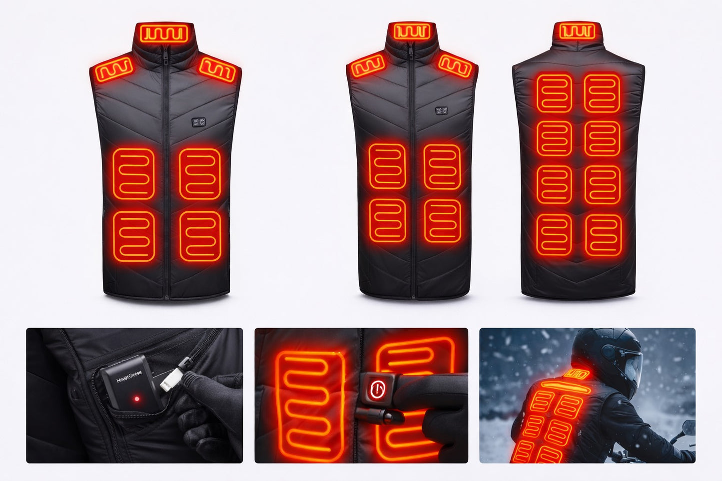 HeatRider Heated Thermal Vest